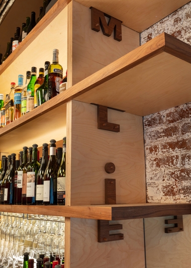 Bar Shelves Details